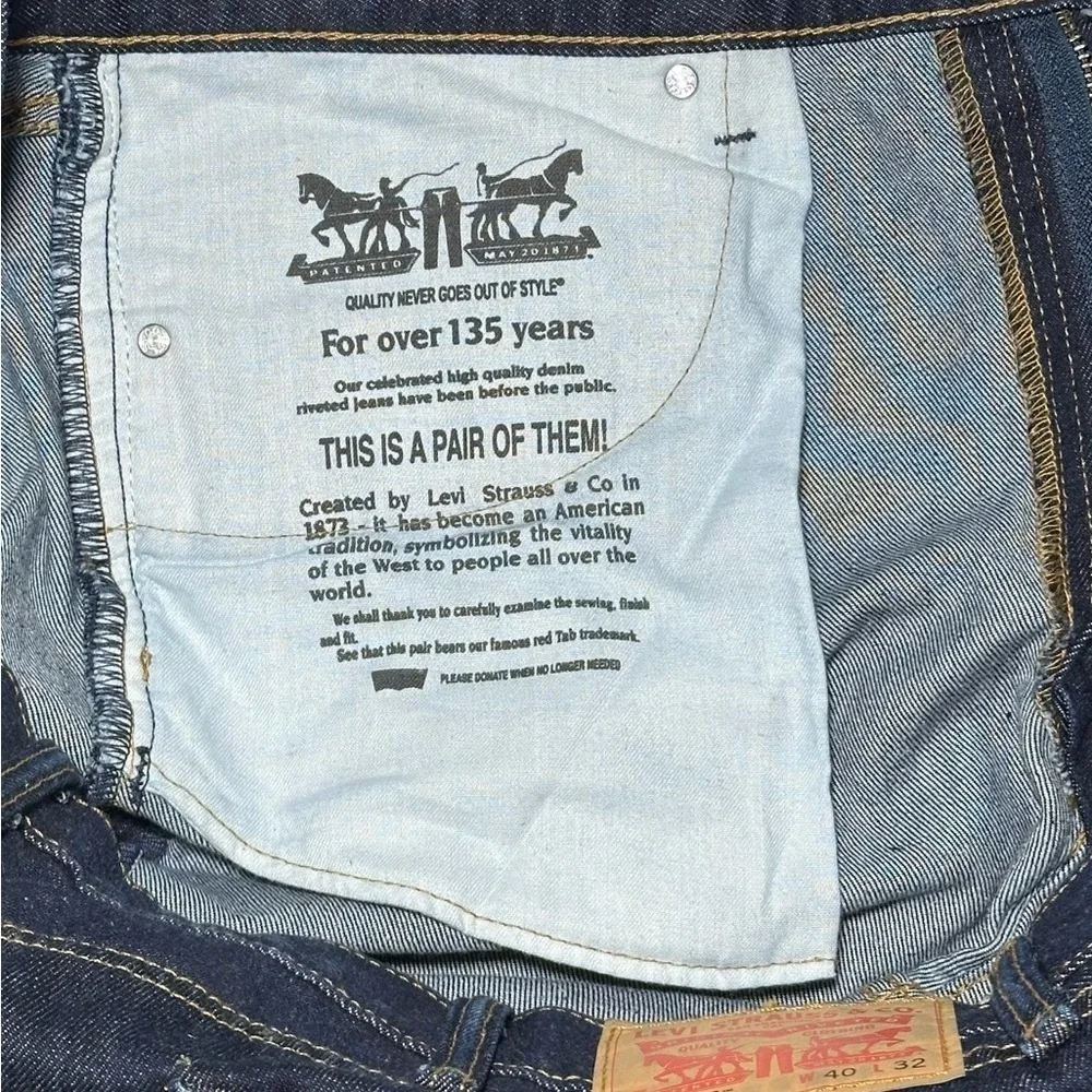Levi’s 505 REGULAR FIT MEN'S JEANS 40 x 32